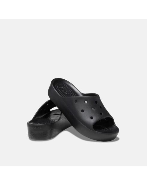 Sandales plates classiques noires