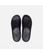 Sandales plates classiques noires