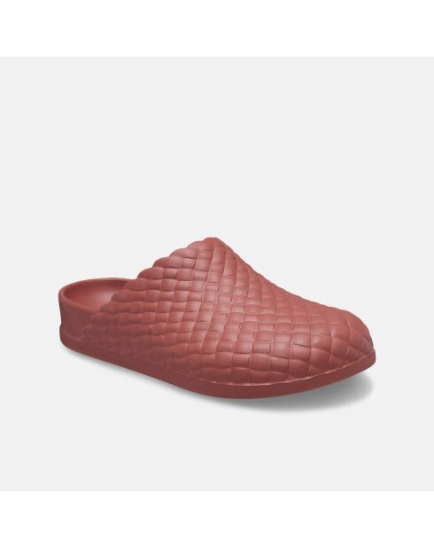 Sabots Dylan tissé texturé terracotta