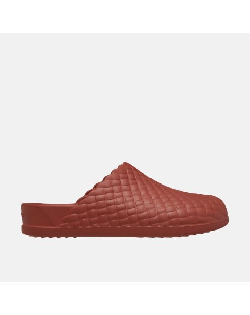 Sabots Dylan tissé texturé terracotta