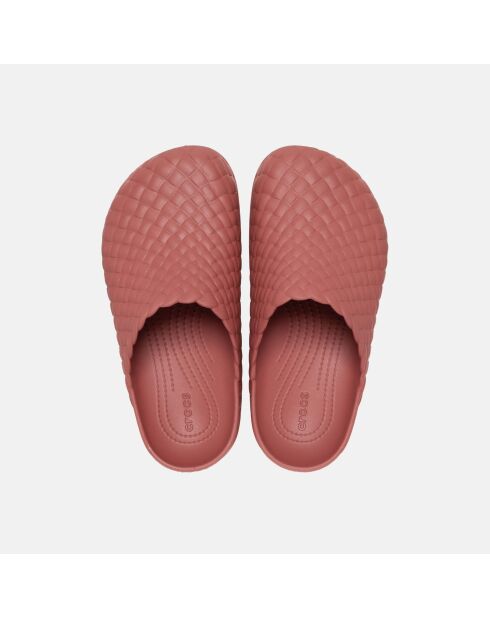 Sabots Dylan tissé texturé terracotta
