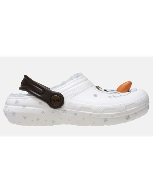 Weiße klassische Holzschuhe von Olaf Frozen