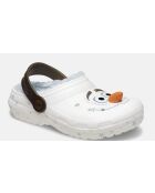Weiße klassische Holzschuhe von Olaf Frozen