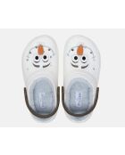 Weiße klassische Holzschuhe von Olaf Frozen