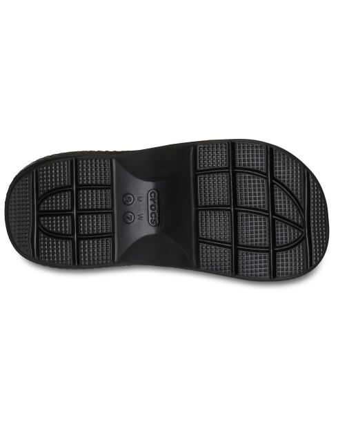 Mules à plateforme Stomp noires