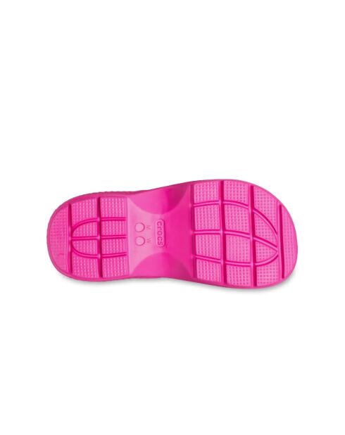 Mules à plateforme Stomp rose intense