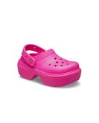 Mules à plateforme Stomp rose intense