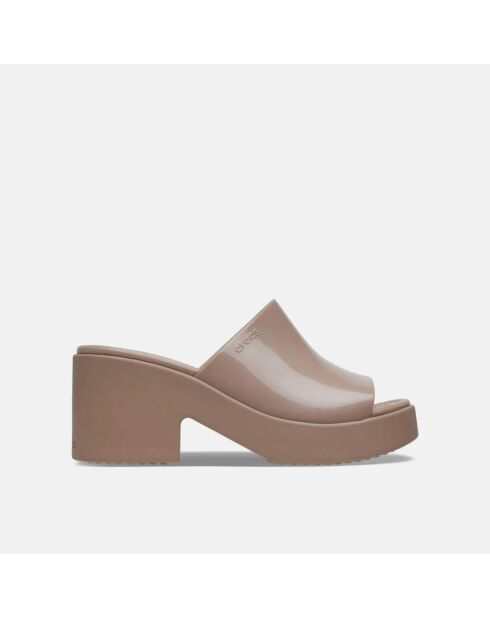 Sandales à talons Broolyn High shine latte