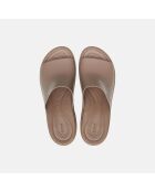 Sandales à talons Broolyn High shine latte
