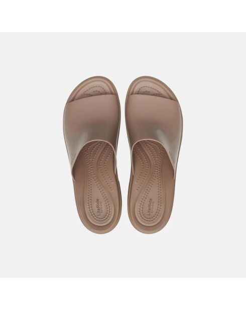 Sandales à talons Broolyn High shine latte