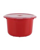 Caja de arroz microsegura roja - 2,75 L