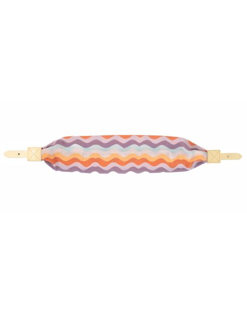 Verwisselbare schouderriem met veelkleurige golven
