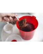 Tasse à soupe microsafe rouge - 0.45L