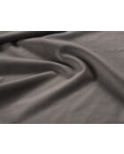 Lit avec tête de lit en velours gris clair - 103x216x222 cm