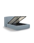 Letto con testiera blu chiaro - 103x216x222 cm