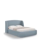 Letto con testiera blu chiaro - 103x216x182 cm