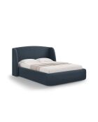 Letto con testiera blu scuro - 103x216x242 cm