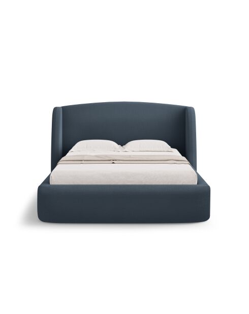 Letto con testiera blu scuro - 103x216x242 cm