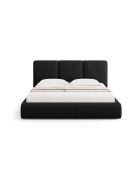Truhenbett mit schwarzem Kopfteil - 100x220x220 cm