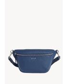 Marsupio in pelle jeans blu Gaya - 16x24x7cm