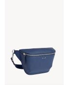 Marsupio in pelle jeans blu Gaya - 16x24x7cm