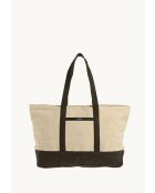Marbella natürliche Schultertasche - 35x45x22cm