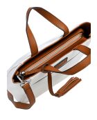 Babydraagtas nylon ecru - 18x22x9 cm