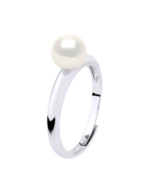 ICONISCHE natuurlijke witzilveren ring