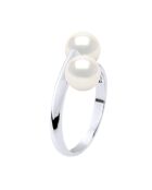ICONISCHE natuurlijke witzilveren ring