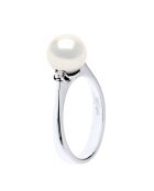Witgouden ring, natuurlijke witte SIERADEN