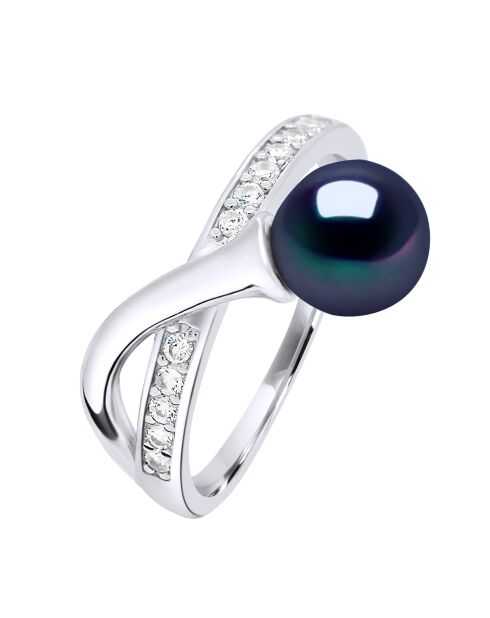 ICONISCHE zwarte zilveren ring van Tahiti