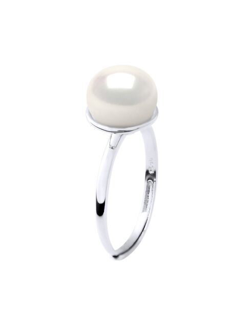 ICONISCHE natuurlijke witzilveren ring
