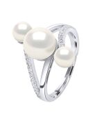 ICONISCHE natuurlijke witzilveren ring