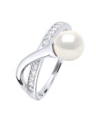 ICONISCHE natuurlijke witzilveren ring