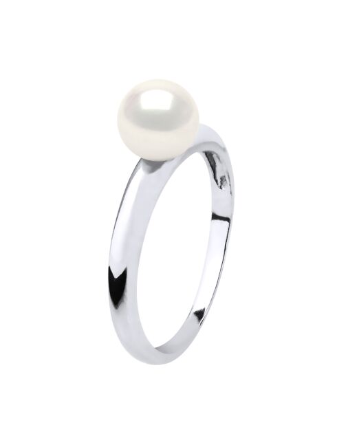 Witgouden ring, natuurlijke witte SIERADEN