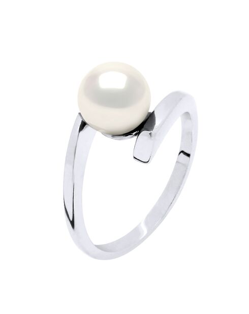 ICONISCHE natuurlijke witzilveren ring