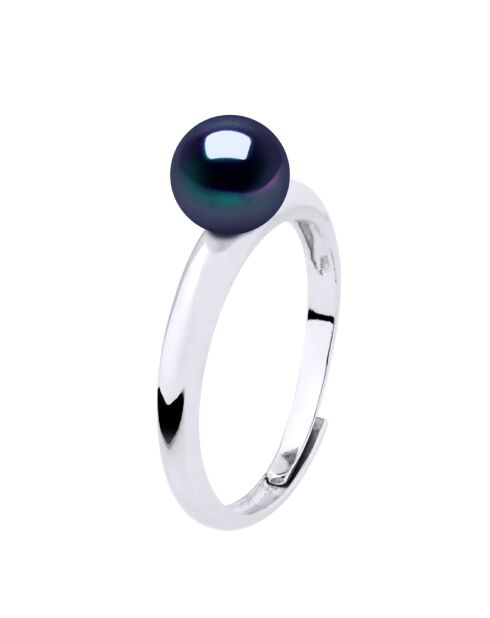 ICONISCHE zwarte zilveren ring van Tahiti