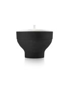 Macchina per popcorn per microonde nera - 20x20x14,5 cm
