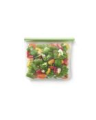 Sac plat réutilisable format moyen vert
