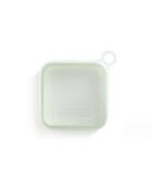 Groene herbruikbare brooddoos - 17,5x17,5x2,5 cm