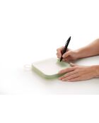 Groene herbruikbare brooddoos - 17,5x17,5x2,5 cm