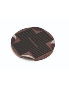 Braune Silikonform für Brotstäbchen, 25 x 25 x 1,3 cm