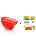 Spanisches All-in-One-Mahlzeitset für 3 bis 4 Personen rot