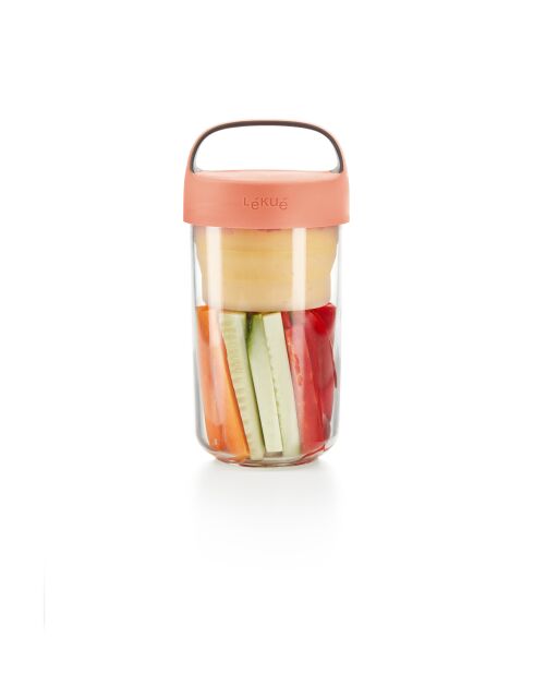 Caja de comida coral To Go - 600 ml