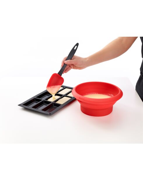 Stampo in silicone per 9 finanziatori rosso - 30x17,5x1,2 cm
