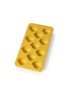 Shell ijsbak met geel deksel - 23x11,8x3,2 cm