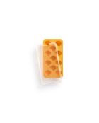 Shell ijsbak met geel deksel - 23x11,8x3,2 cm