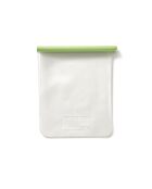 Grande borsa piatta riutilizzabile verde