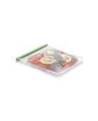 Grande borsa piatta riutilizzabile verde