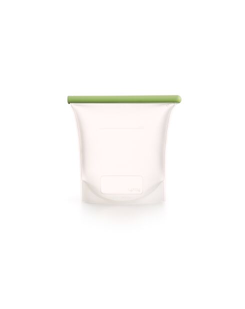Sac en silicone réutilisable vert - 1.5 L